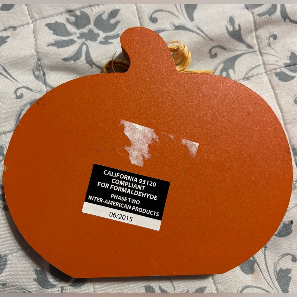 “Welcome” Pumpkin Fall Decor - Picture 2 of 2